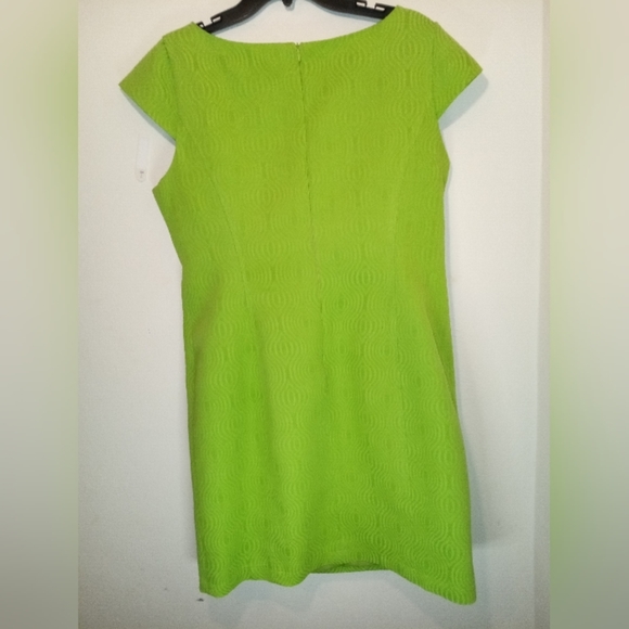Taylor Green Dress Women Regular Size 14 NBW with Adjustable Bow/Belt - Picture 8 of 8